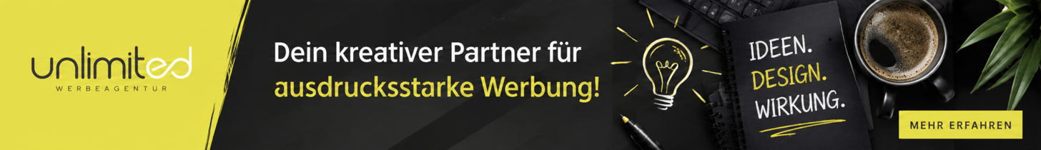 Werbeagentur Unlimited – Ideen. Design. Wirkung.